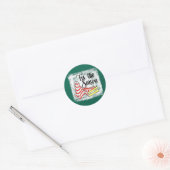 Little Tis' The Season Christmas Tree Cakes Debbie Ronde Sticker (Envelop)