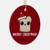 Little Toast Kerstmis Keramisch Ornament (Rechts)