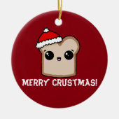 Little Toast Kerstmis Keramisch Ornament (Voorkant)