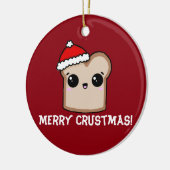 Little Toast Kerstmis Keramisch Ornament (Links)
