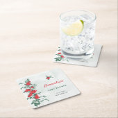 Little Tomato Rustic Chic Waterverf Baby shower Kartonnen Onderzetters (Insitu)