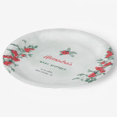 Little Tomato Rustic Chic Waterverf Baby shower Papieren Bordje (Gekanteld)