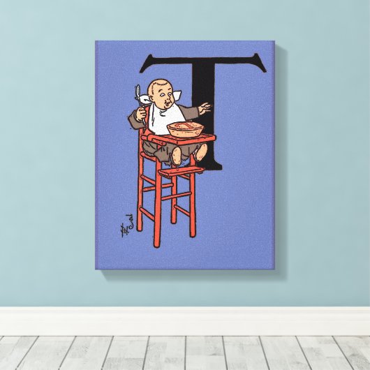 Little Tommy Tucker Canvas Afdruk (Insitu (Houten vloer))