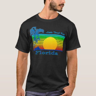 Little Torch Key Florida Retro Tropical Beach Suns T-shirt