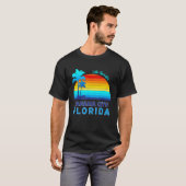 Little Torch Key Panama City Florida Retro Beach S T-shirt (Voorkant volledig)