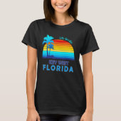 Little Torch Key West Florida Retro Tropical B T-shirt (Voorkant)