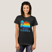 Little Torch Key West Florida Retro Tropical B T-shirt (Voorkant volledig)