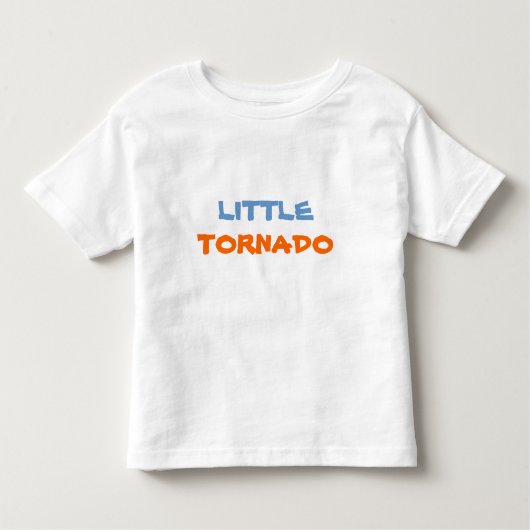 Little Tornado t shirt voor hyper actieve kinderen (Voorkant)