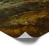 Little Tower van Babel door Pieter Bruegel de Elde Poster (Hoek)