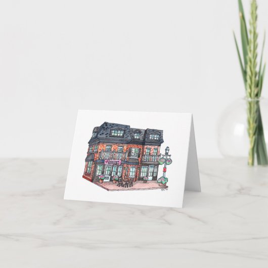 Little Town Cafe Kaart (Voorkant)