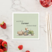 Little Tractor Farm Birthday Servet (Insitu)