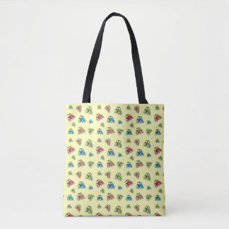Little Tractors Canvas tas, Lemon Tote Bag