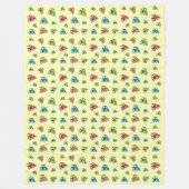 Little Tractors Fleece Blanket, lemon (Voorkant)