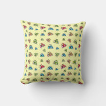 Little Tractors, Lemon, Cushion