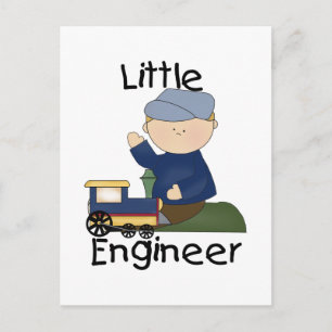 Little Train Engineer T-shirts en cadeautjes Briefkaart