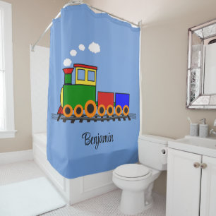 Little Train Shower Curtain Douchegordijn