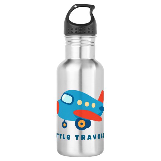 Little Traveler Airplane Water Bottle for Kids Waterfles (Voorkant)