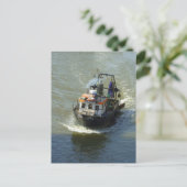 Little Trawler, Cardiff Bay Harbour Briefkaart (Staand voorkant)