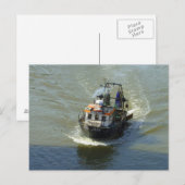 Little Trawler, Cardiff Bay Harbour Briefkaart (Voorkant / Achterkant)