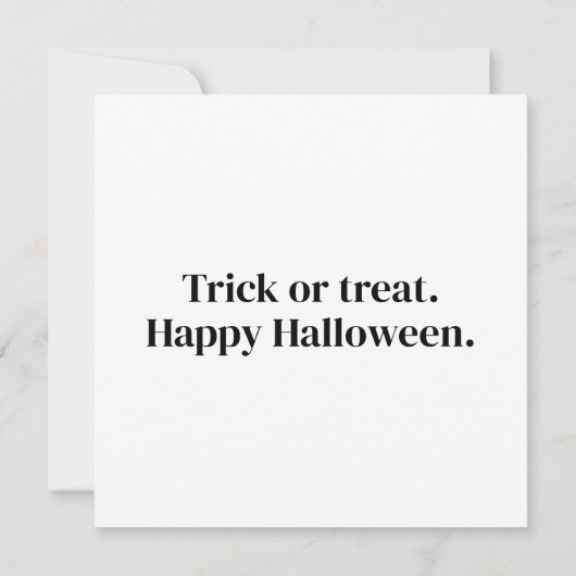 Little Trick 'R Treaters Happy Halloween  Kaart (Achterkant)