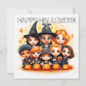 Little Trick 'R Treaters Happy Halloween  Kaart (Voorkant)