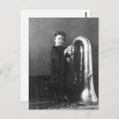 Little Tuba Girl Briefkaart (Voorkant / Achterkant)