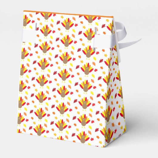 Little Turkey 1st Birthday Bedankdoosjes (Achterkant)