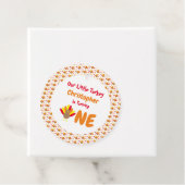 Little Turkey 1st Birthday Bedankjes Labels (In situ)