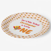 Little Turkey 1st Birthday Papieren Bordje