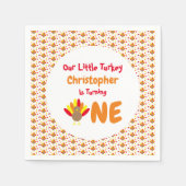Little Turkey 1st Birthday Servet (Voorkant)