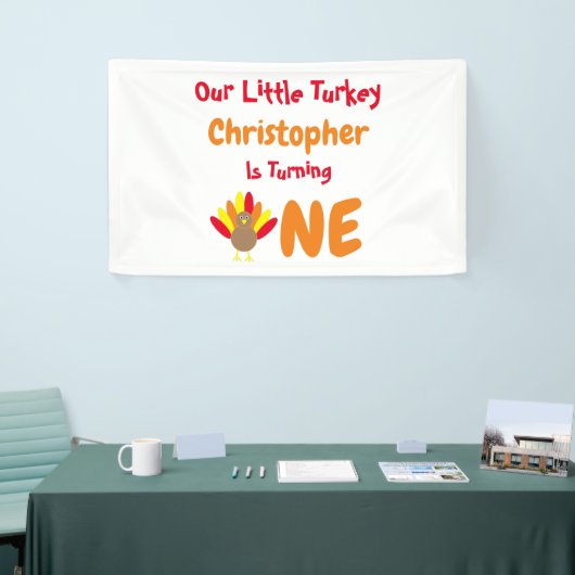Little Turkey 1st Birthday Spandoek (Beurs)