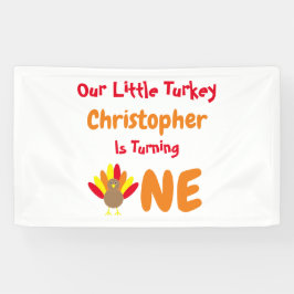 Little Turkey 1st Birthday Spandoek