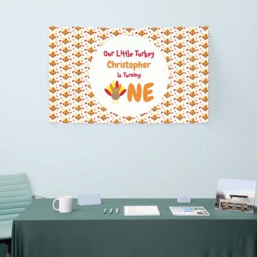 Little Turkey 1st Birthday Spandoek (Beurs)