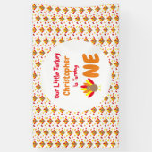 Little Turkey 1st Birthday Spandoek (Verticaal)