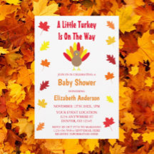 Little Turkey Baby shower
