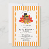 Little Turkey Baby shower Kaart (Voorkant)