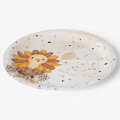 Little Turkey Baby shower Thanksgiving Papieren Bordje (Gekanteld)