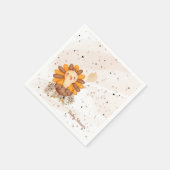 Little Turkey Baby shower Thanksgiving Servet (Hoek)