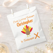 Little Turkey Birthday Bedankzakje (Geknipt)