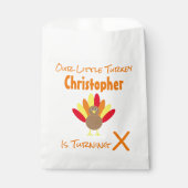 Little Turkey Birthday Bedankzakje (Voorkant)