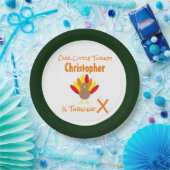 Little Turkey Birthday Papieren Bordje (Feest)