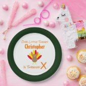 Little Turkey Birthday Papieren Bordje (Feest)