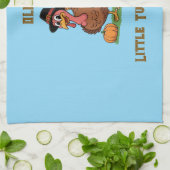 Little Turkey Chef Towel – Thanksgiving Gift Theedoek (Gevouwen)