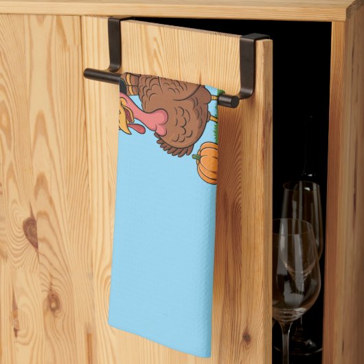 Little Turkey Chef Towel – Thanksgiving Gift Theedoek (Derde Gevouwen)