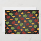 Little Turkey Herfst Thanksgiving 1st Birthday Fot Kaart (Achterkant)