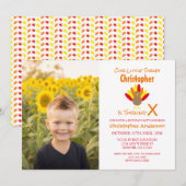 Little Turkey Kinderen Birthday Kaart (Voorkant / Achterkant)