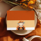 Little Turkey Thanksgiving 1st Birthday Photo Kaart