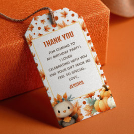 Little Turkey Thanksgiving 1st Birthday Thank You  Cadeaulabel