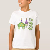 Little Turtle 3rd Birthday T-shirt (Voorkant)