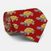 Little Turtle Pattern | Cool Gifts Stropdas (Opgerold)